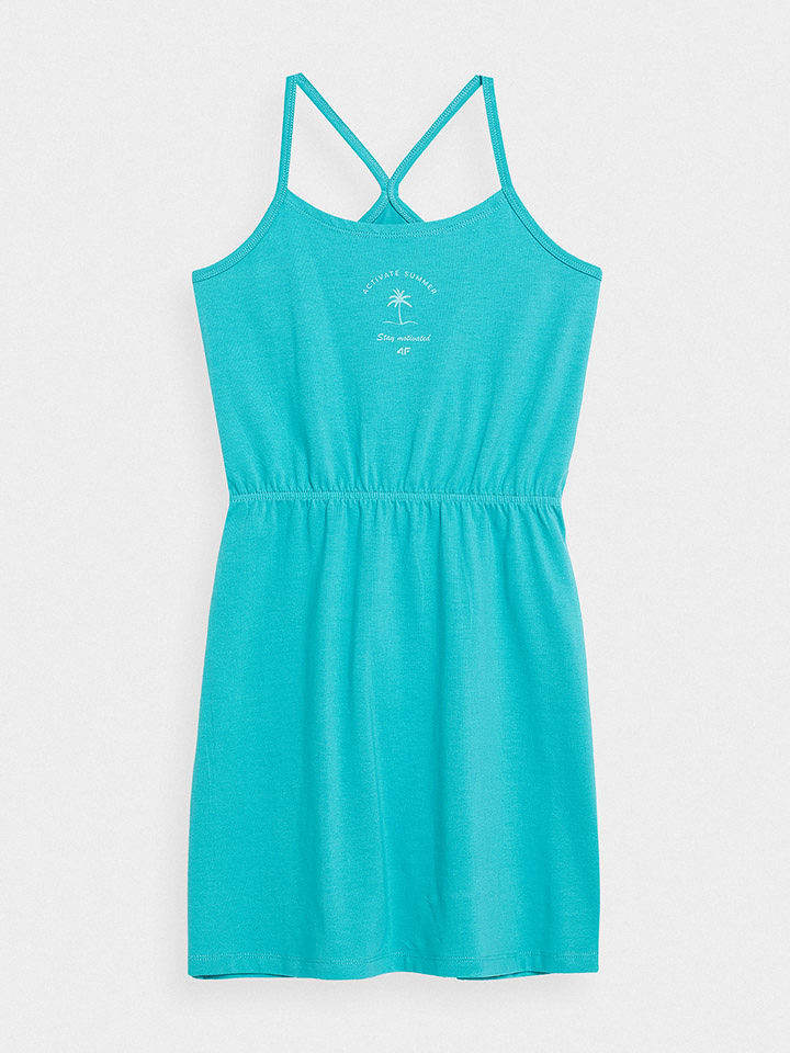 Sukienka w kolorze turkusowym