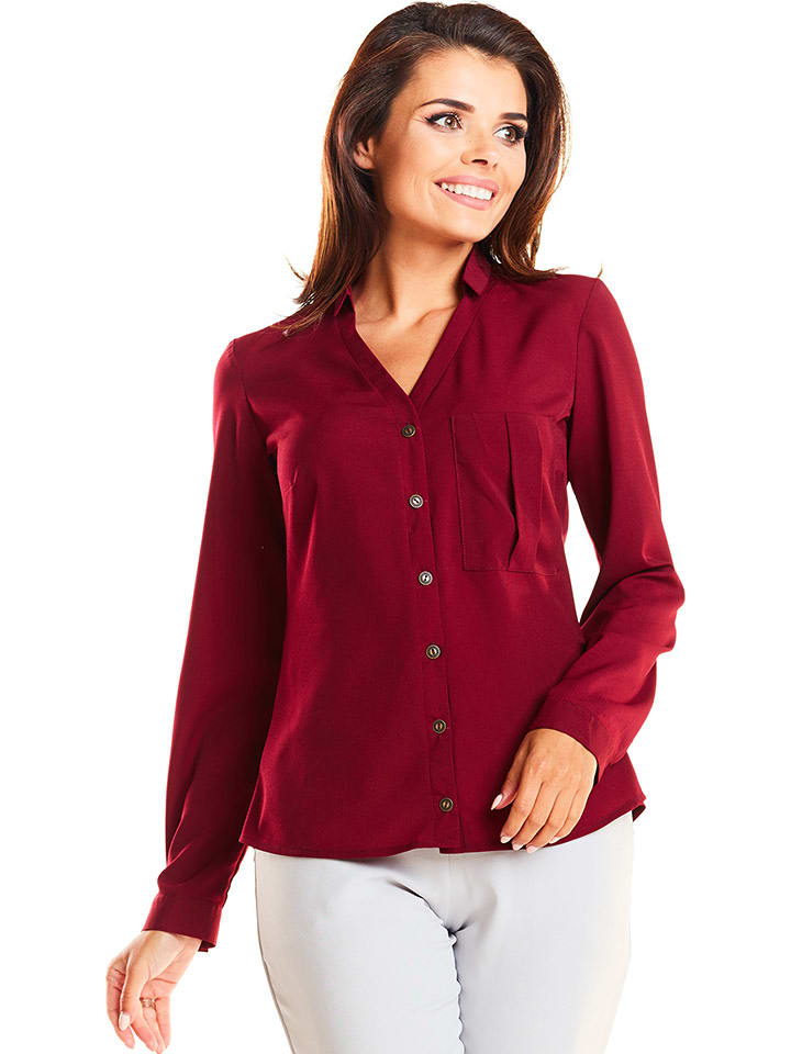 INFINITE YOU Bluzka w kolorze czerwonym rozmiar: M