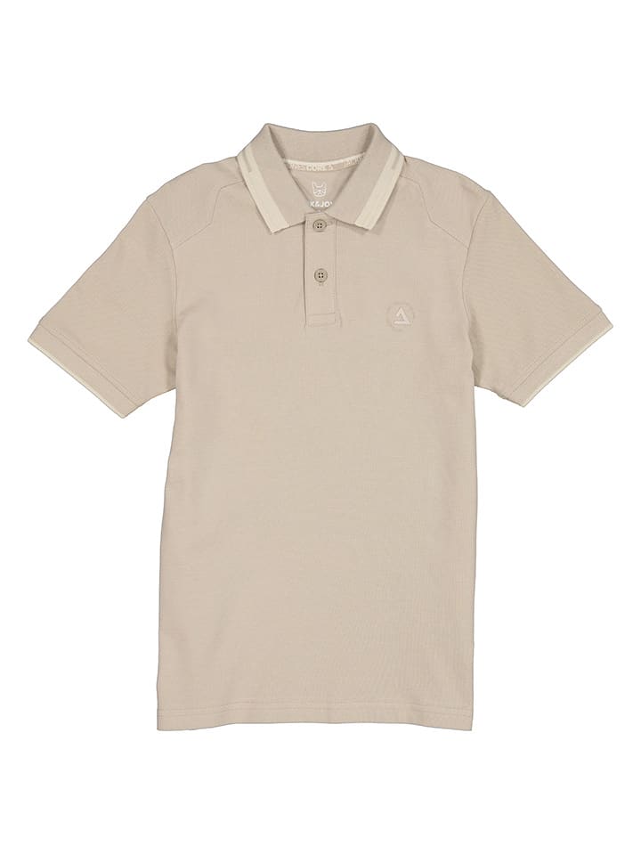JACK & JONES Junior Koszulka polo w kolorze beżowym rozmiar: 164