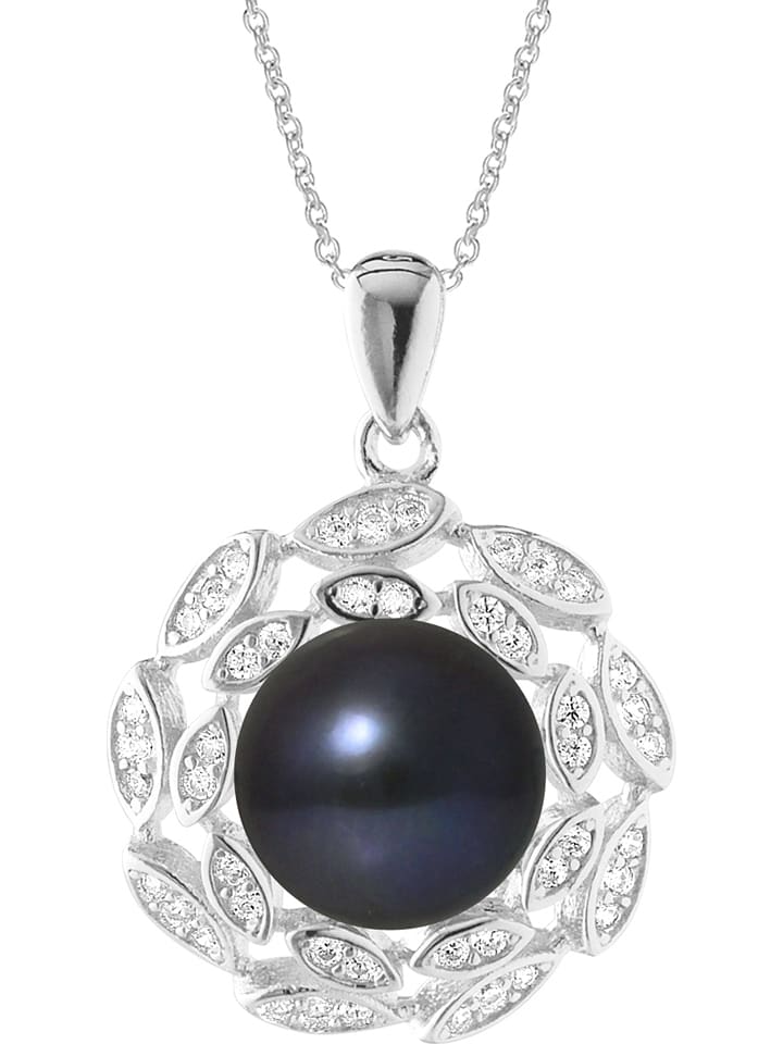 Pearline Srebrny naszyjnik z zawieszką - dł. 42 cm rozmiar: onesize