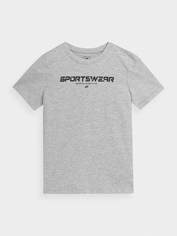4F Koszulka w kolorze szarym rozmiar: 146