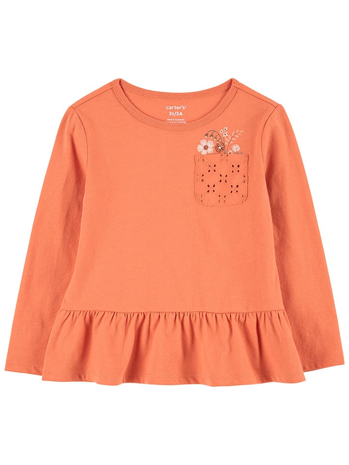 carter's Bluzka w kolorze pomarańczowym rozmiar: 86