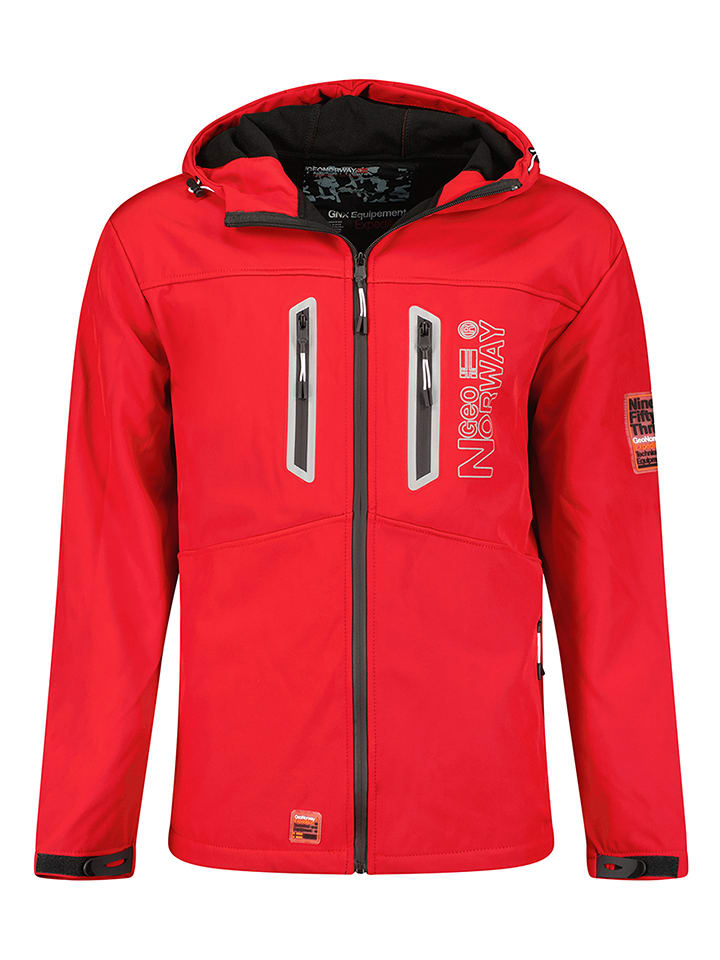 Geographical Norway Kurtka softshellowa "Trevar" w kolorze czerwonym rozmiar: S