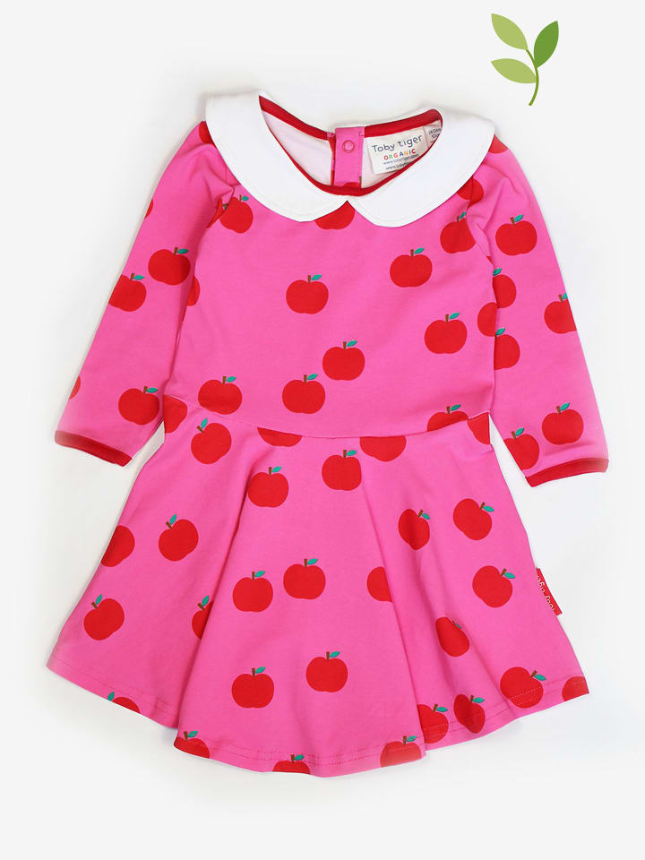 Toby Tiger Sukienka w kolorze jasnoróżowym rozmiar: 122