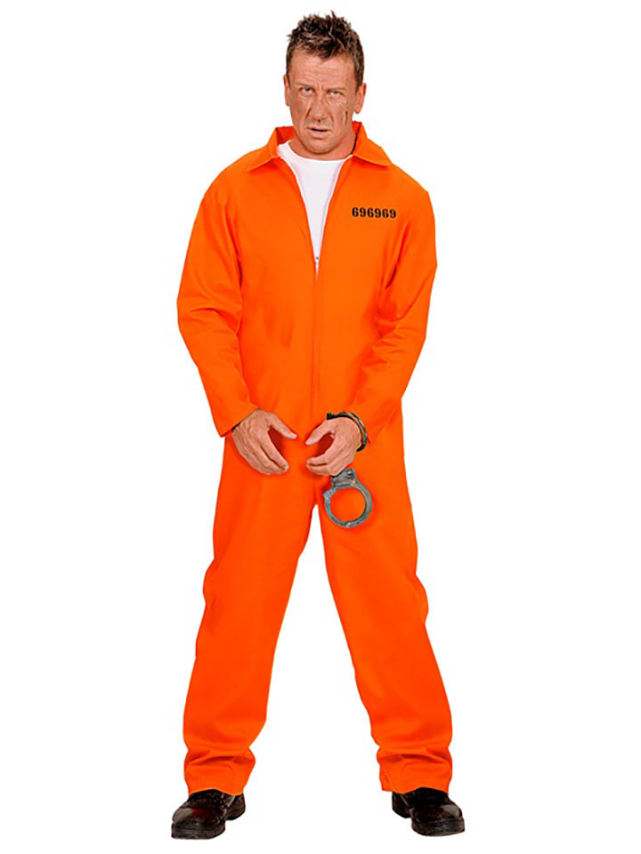Widmann Kostium "Prisoner" w kolorze pomarańczowym rozmiar: XS