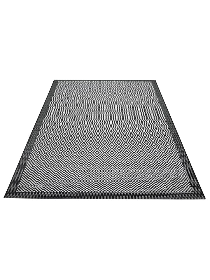 NORTHRUGS Dywan zewnętrzny "Rug" w kolorze czarno-kremowym rozmiar: 200x290 cm