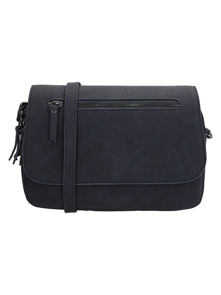 Beagles Skórzana torebka "Cambrils" w kolorze granatowym - 26 x 18 x 8 cm rozmiar: onesize