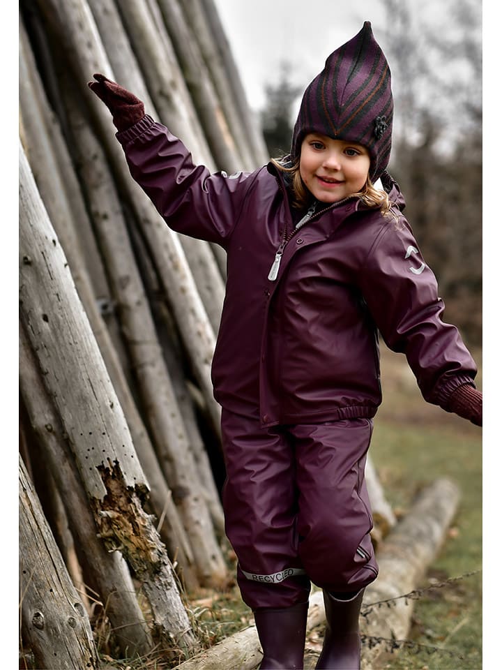 mikk-line 2-częściowy zestaw przeciwdeszczowy w kolorze fioletowym rozmiar: 122