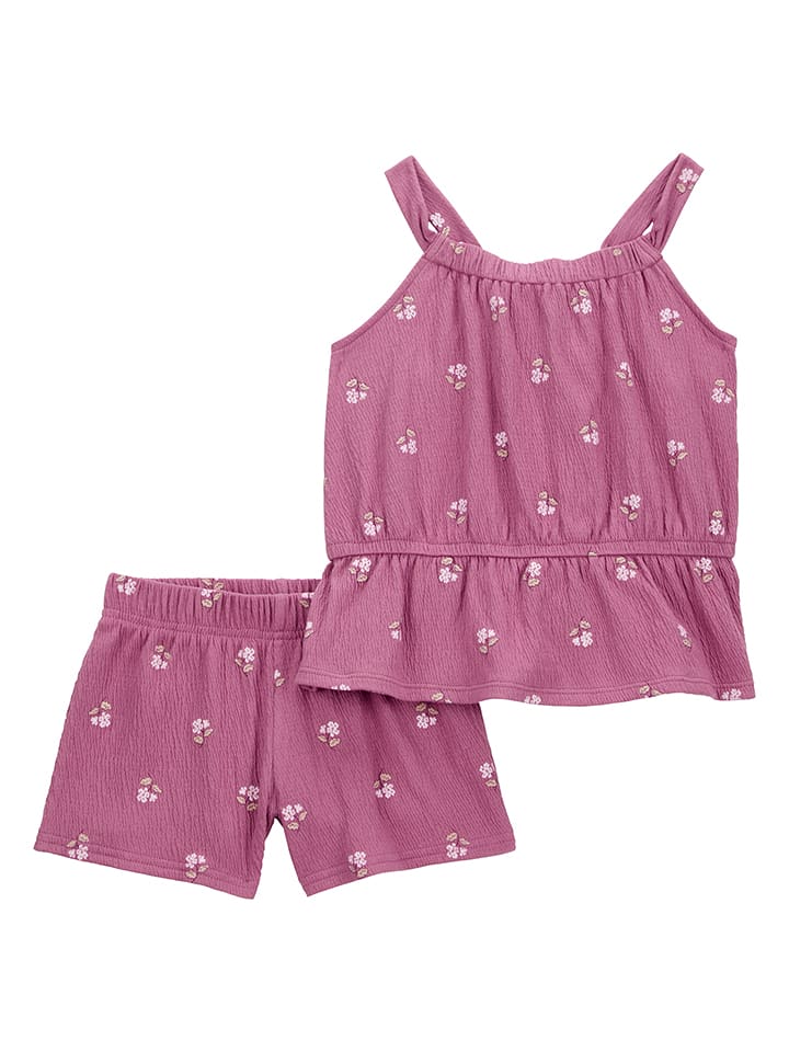 carter's 2-częściowy zestaw w kolorze fiołkowym rozmiar: 74