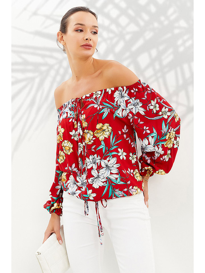 LA Angels Bluzka w kolorze czerwonym rozmiar: L