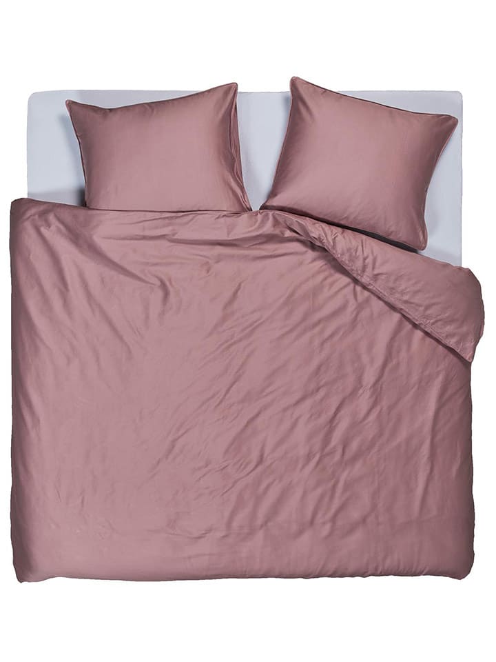 Beddinghouse Komplet pościeli satynowej "Care" w kolorze jasnoróżowym rozmiar: 240x200/220cm