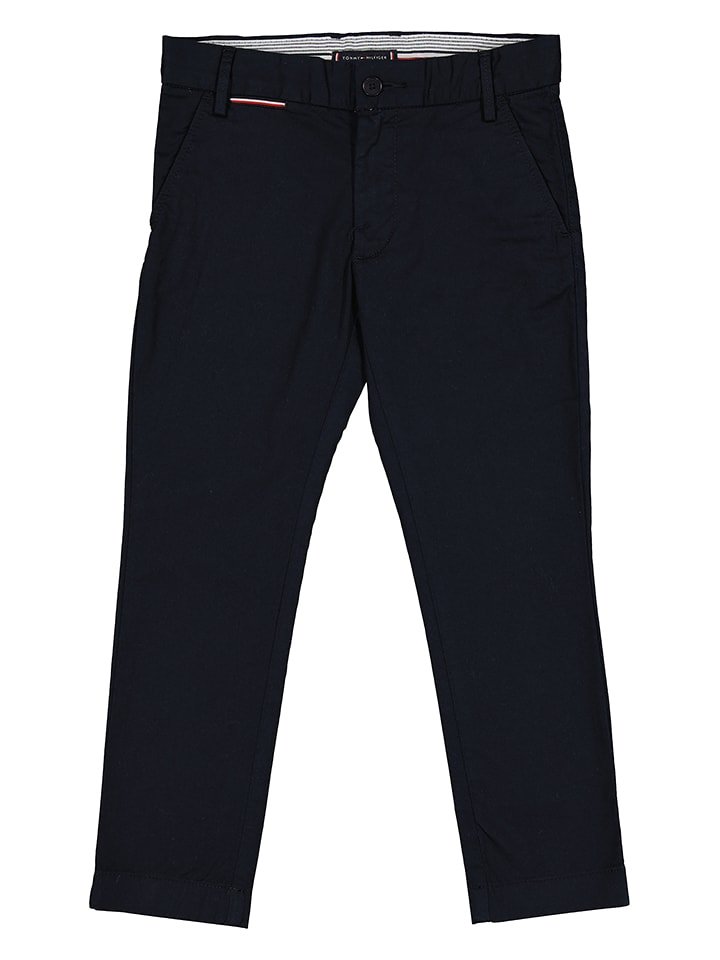 Tommy Hilfiger Spodnie w kolorze granatowym rozmiar: 110