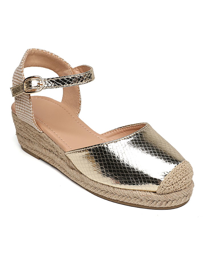 Sixth Sens Espadryle w kolorze złotym na koturnie rozmiar: 41