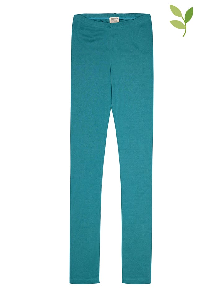 Legginsy w kolorze błękitnym