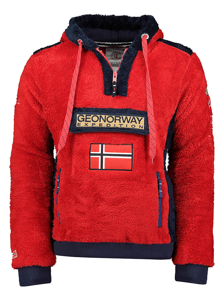 Geographical Norway Bluza "Gymclass" w kolorze czerwonym rozmiar: XL