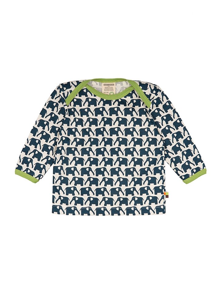 loud + proud Koszulka w kolorze granatowo-białym rozmiar: 74/80