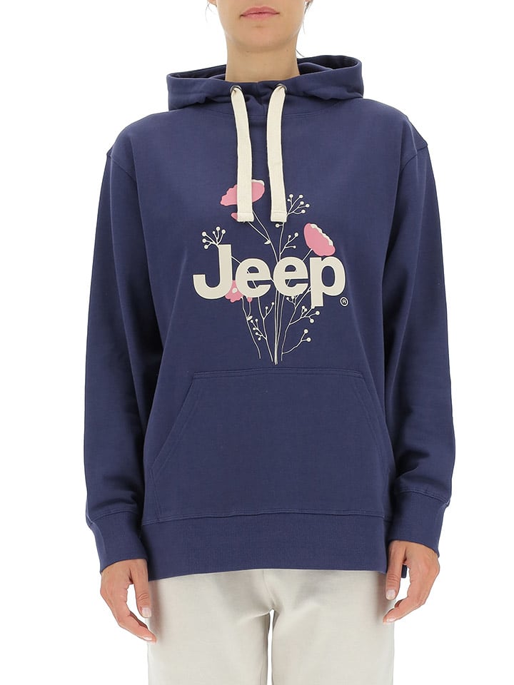 Jeep Bluza w kolorze granatowym rozmiar: L