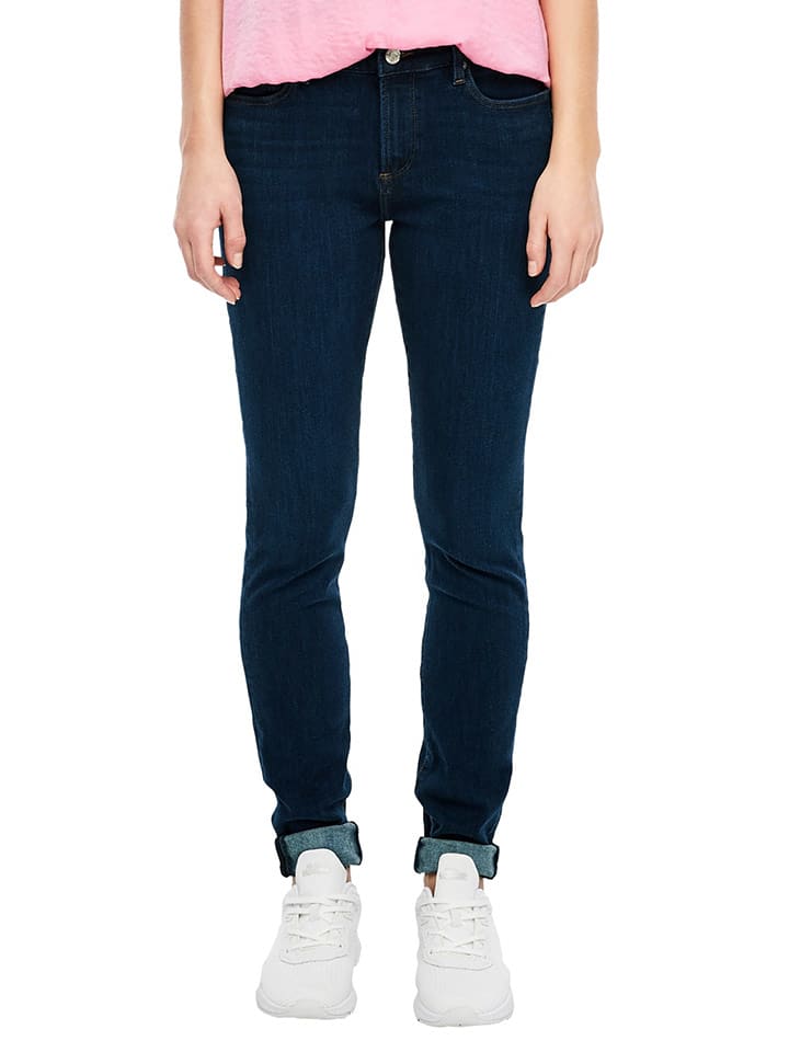 s.Oliver Dżinsy - Slim fit - w kolorze granatowym rozmiar: 38