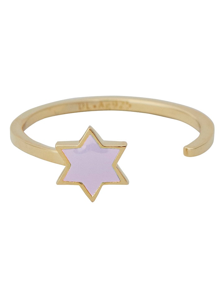 Design Letters Pozłacany pierścionek rozmiar: onesize