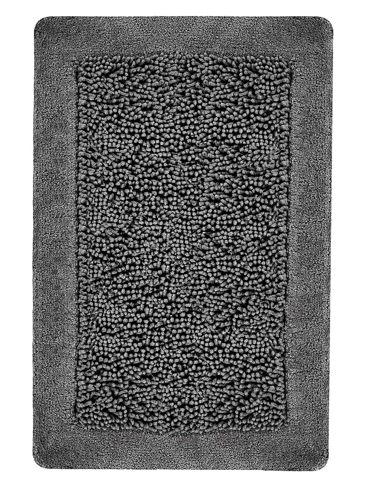 Heckett Lane Dywanik łazienkowy "Buchara" w kolorze antracytowym rozmiar: 60x100 cm