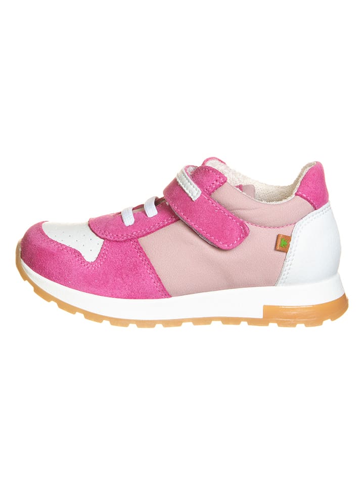 El Naturalista Skórzane sneakersy "Porto" w kolorze różowym rozmiar: 32