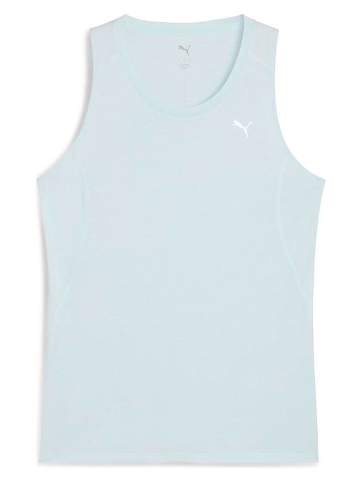 Puma Top "Velocity" w kolorze błękitnym do biegania rozmiar: S