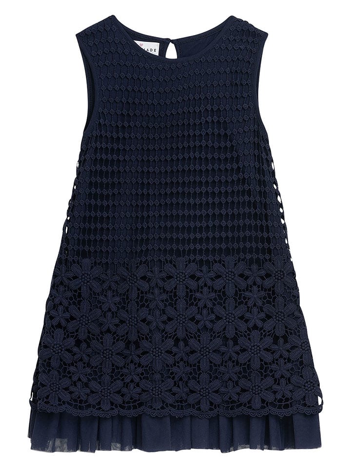 Danamade Sukienka "Dviolet" w kolorze granatowym rozmiar: 116