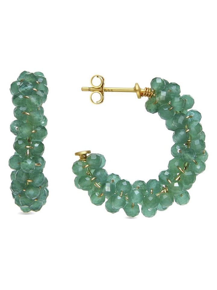 Luxenter Kolczyki-półkreole z kwarcem rozmiar: onesize