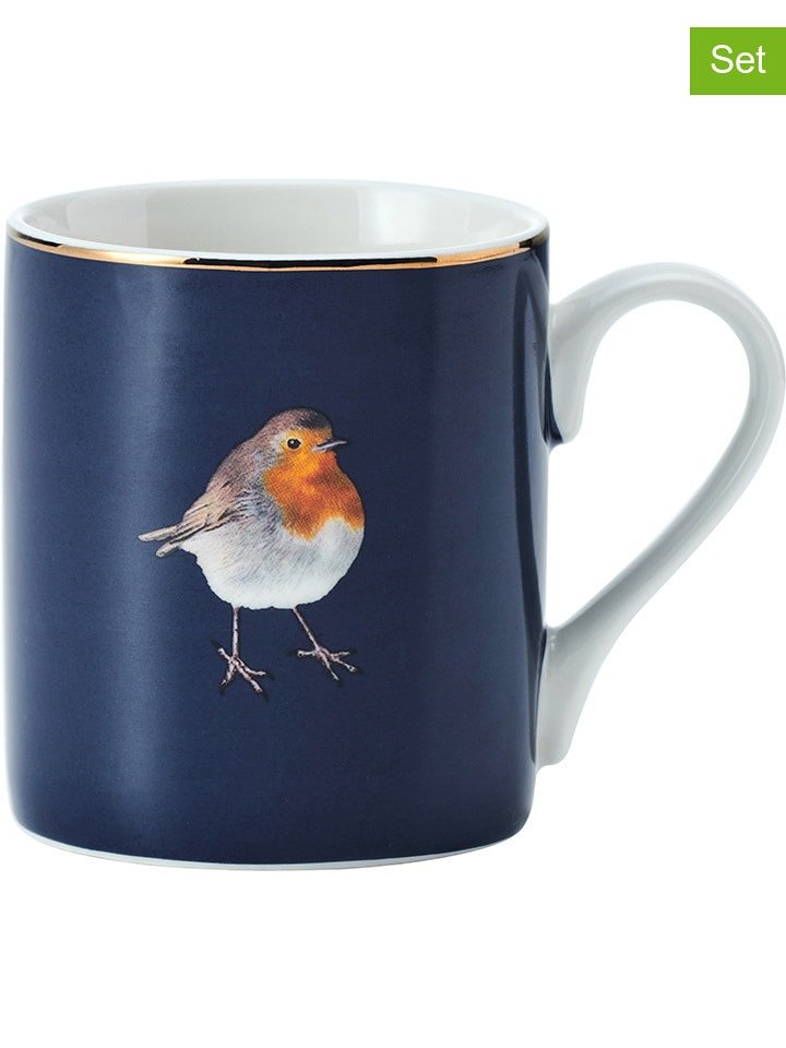 Mikasa Kubki (2 szt.) "Robin" w kolorze granatowym - 280 ml rozmiar: onesize