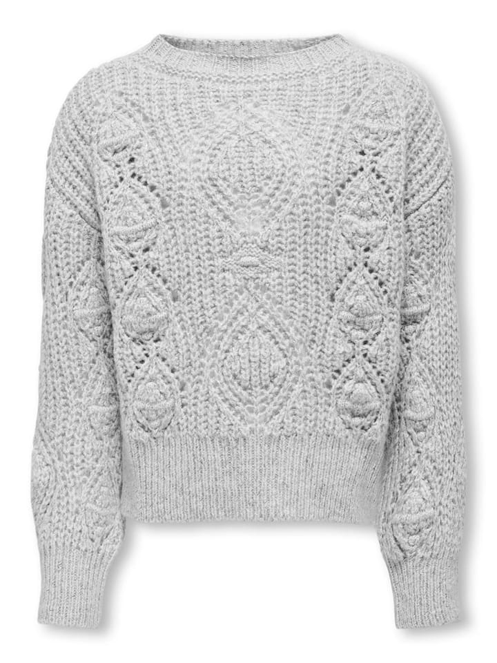 KIDS ONLY Sweter "Rosetta" w kolorze szarym rozmiar: 134/140