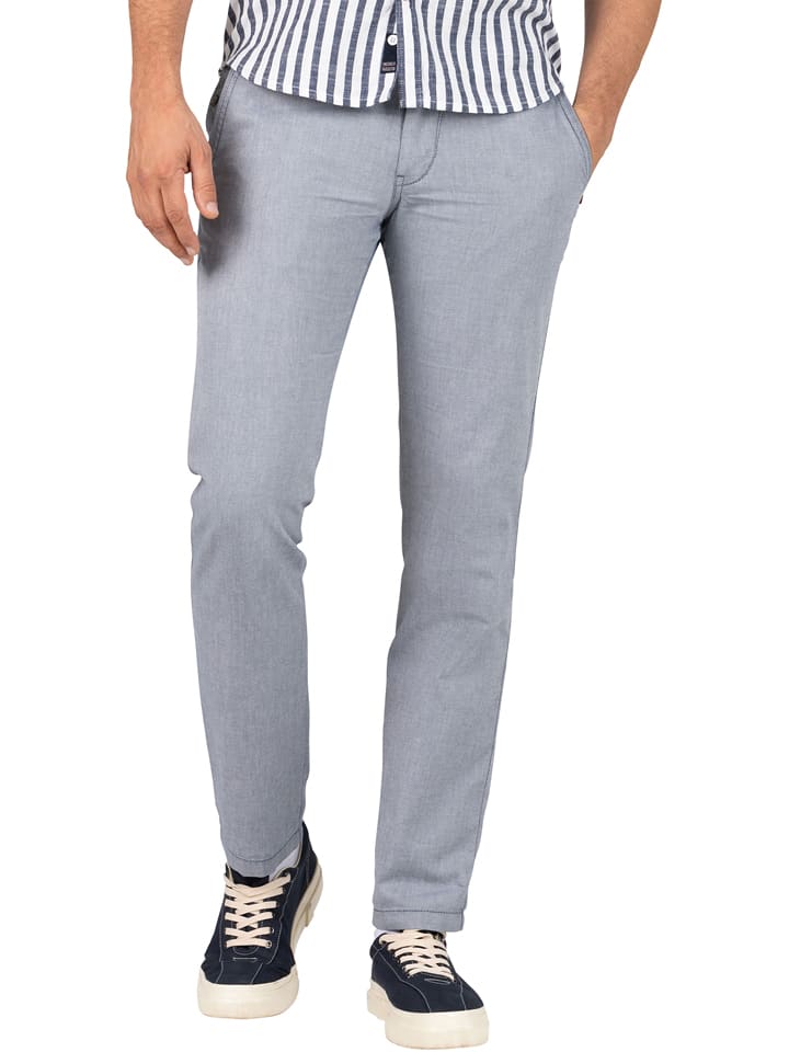 Timezone Spodnie chino "Lui" w kolorze błękitnym rozmiar: W38/L34