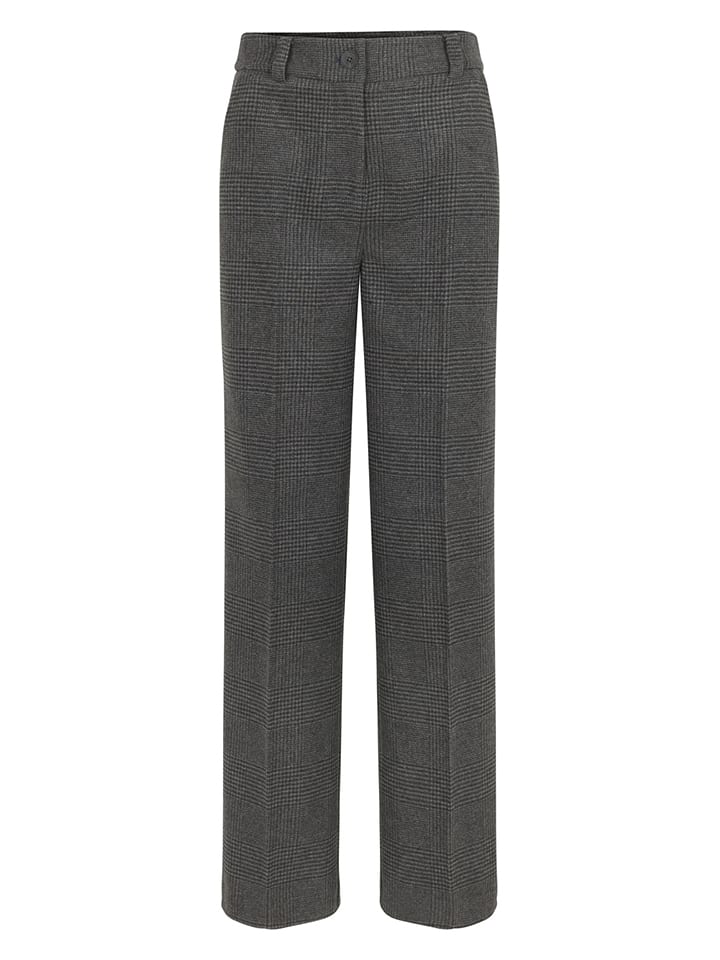 modström Spodnie garniturowe "Gale" w kolorze szarym rozmiar: L