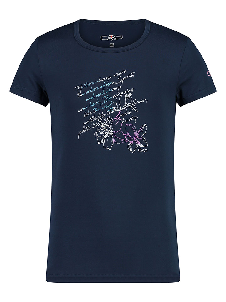 CMP Koszulka w kolorze granatowym rozmiar: 116