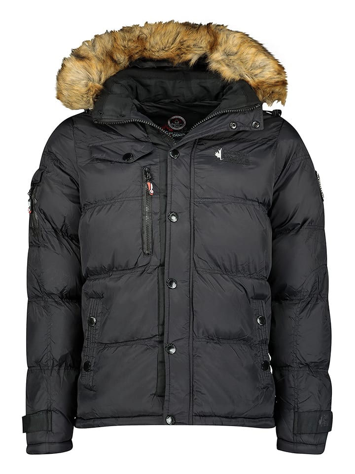 Canadian Peak Parka "Bukkateak" w kolorze czarnym rozmiar: M
