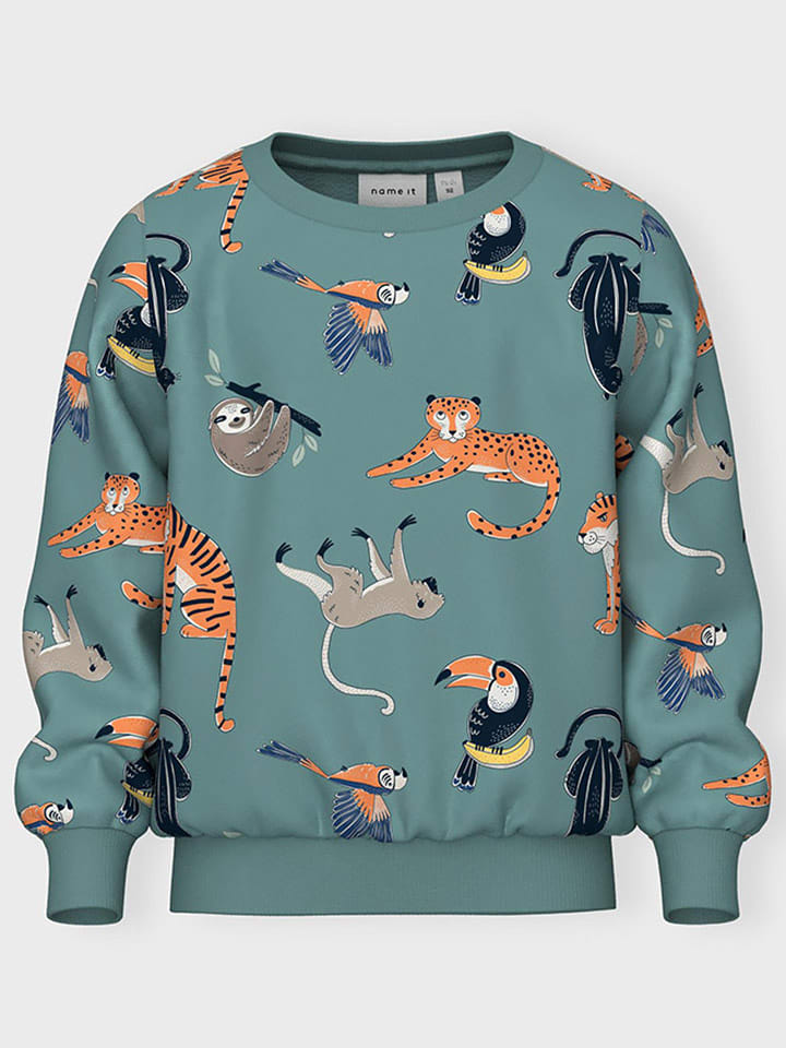 name it Bluza "Ditmar" w kolorze turkusowym rozmiar: 110