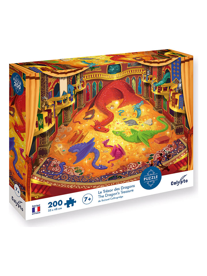 Calypto 200-częściowe puzzle "Dragon treasure" - 7+ rozmiar: onesize