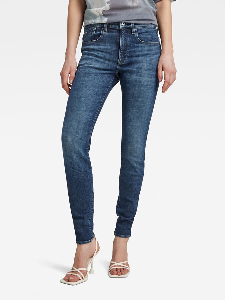 G-Star Dżinsy - Skinny fit - w kolorze granatowym rozmiar: W29/L32