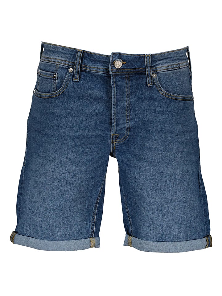 Jack & Jones Bermudy dżinsowe w kolorze niebieskim rozmiar: XL