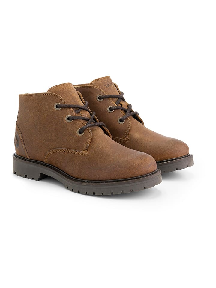 TRAVELIN' Skórzane botki "Thorning" w kolorze jasnobrązowym rozmiar: 39