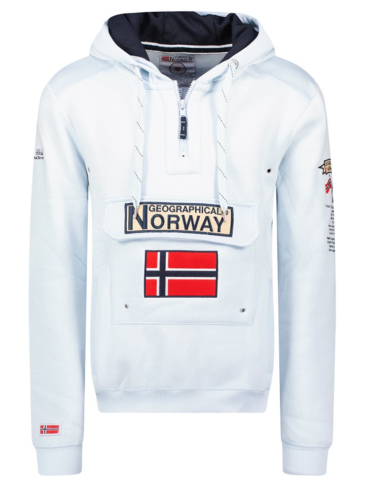 Geographical Norway Bluza "Gymclass" w kolorze błękitnym rozmiar: XXL