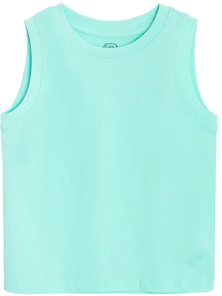COOL CLUB Top w kolorze turkusowym rozmiar: 98