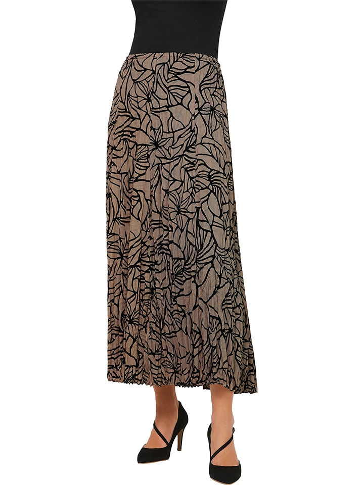 Heine Spódnica w kolorze oliwkowo-czarnym rozmiar: 34