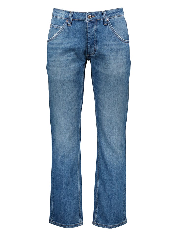 Mustang Dżinsy "Michigan" - Straight fit - w kolorze niebieskim rozmiar: W36/L32