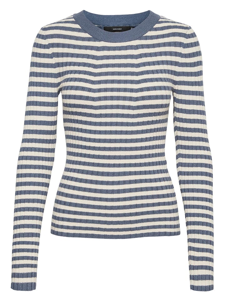 Koszulka "Kiki" w kolorze niebiesko-białym