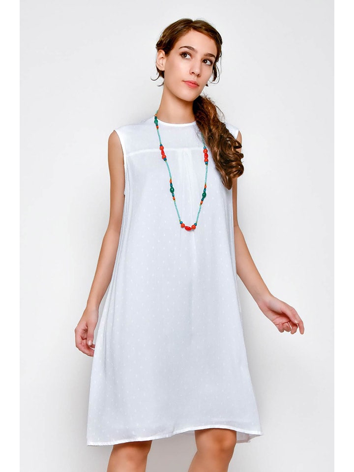 H.H.G. Sukienka w kolorze białym rozmiar: S