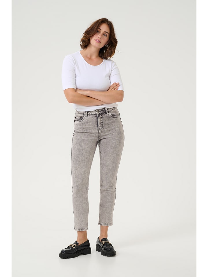 Kaffe Dżinsy - Slim fit - w kolorze szarym rozmiar: 40