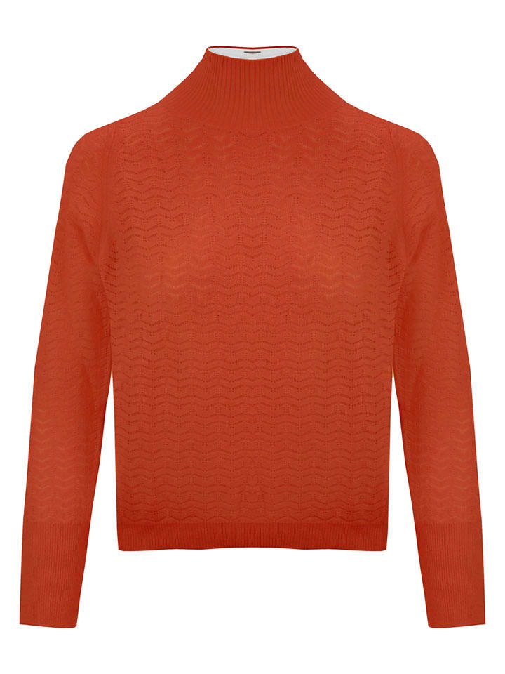 Malo Optimum Sweter w kolorze ceglanym rozmiar: XL