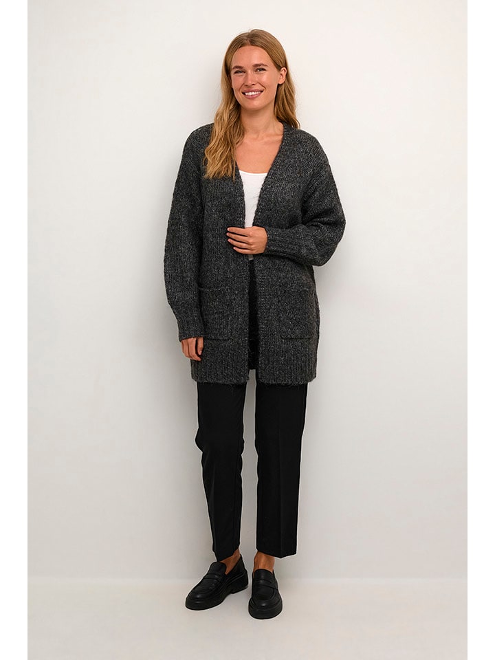 Kaffe Kardigan "Alioma" w kolorze szarym rozmiar: XXL