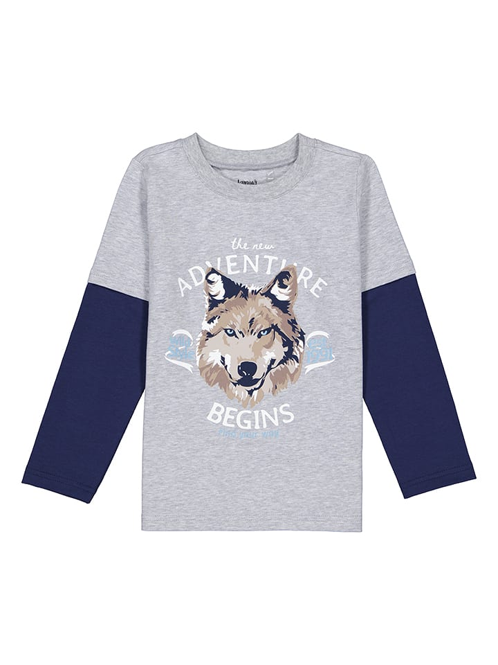 Koszulka w kolorze szaro-granatowym