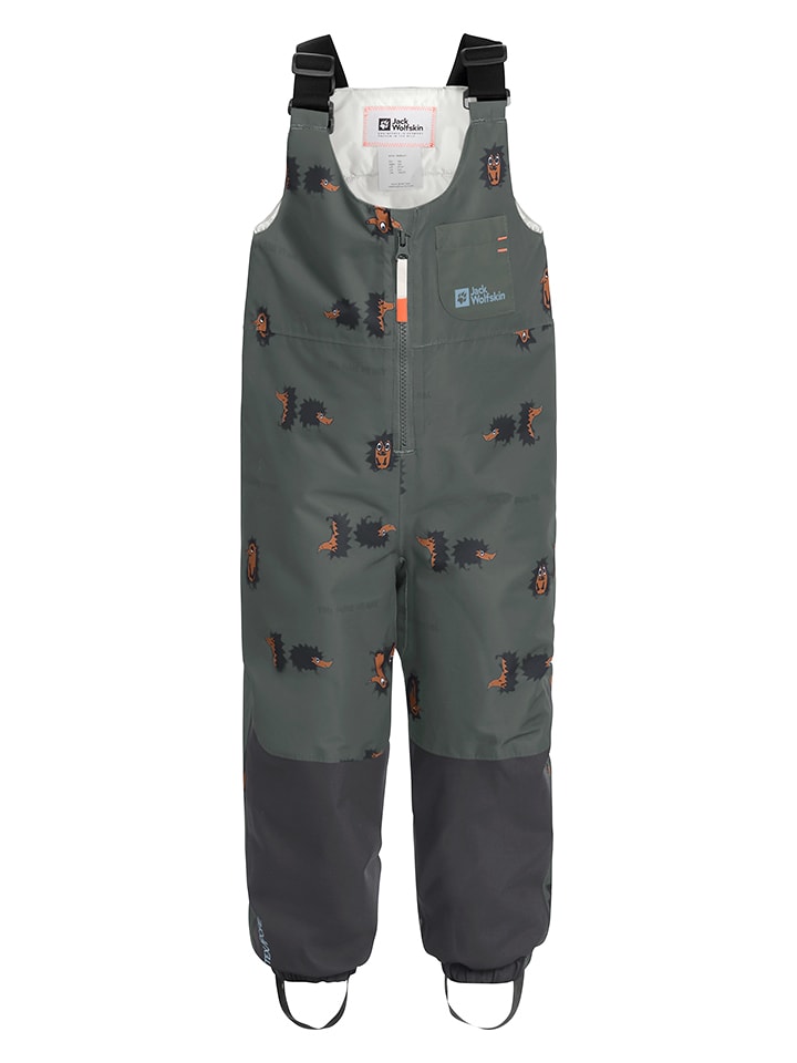 Jack Wolfskin Spodnie narciarskie "Gleely" w kolorze khaki rozmiar: 128